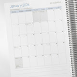 The Construction Diary includes monthly overview pages with key dates
