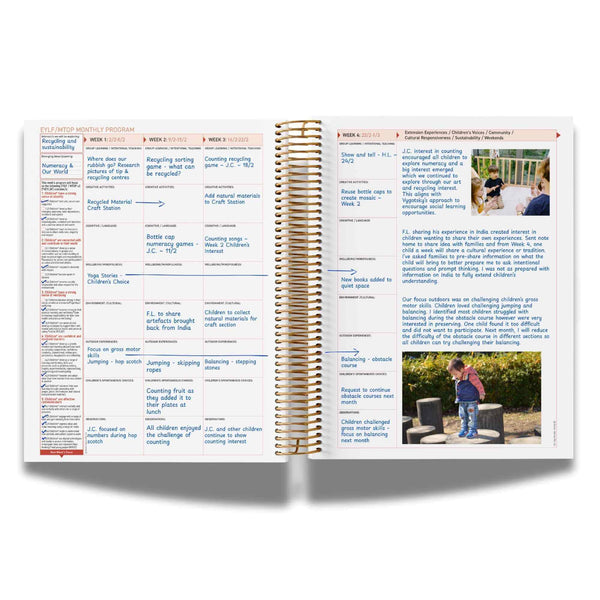 2026 FDC Combined Compliance Checklist and Programming Diary - Hard Cover Spiral Bound