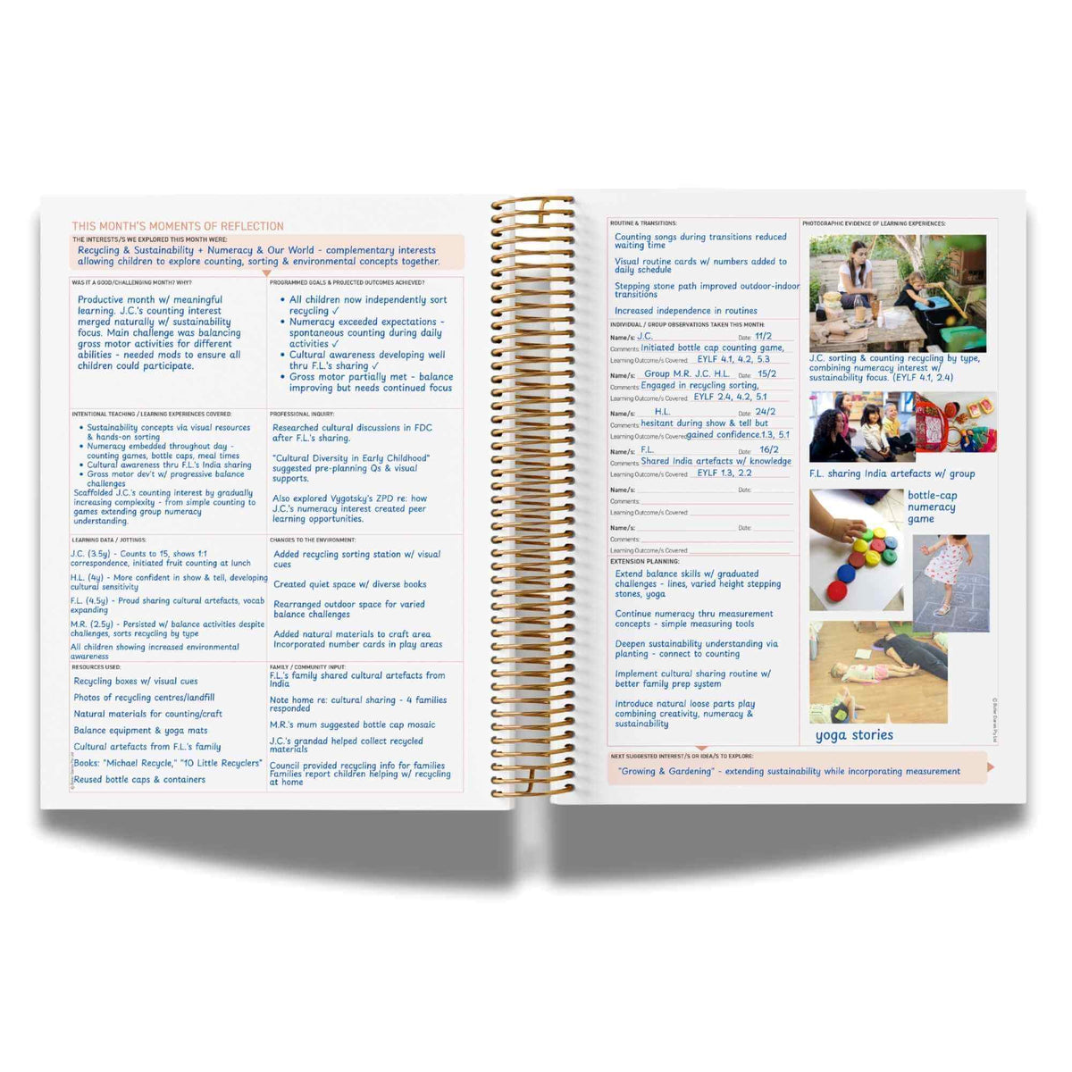 2026 FDC Combined Compliance Checklist and Programming Diary - Hard Cover Spiral Bound