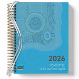 Nominated Supervisor Diary with Journey of Learning First Nations Artwork Cover