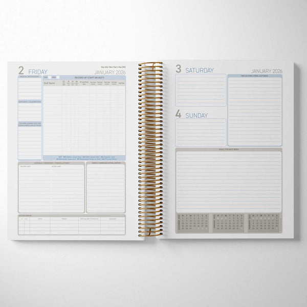 Inside the OSHC Diary includes staff sign in, booking management, and visit sign in