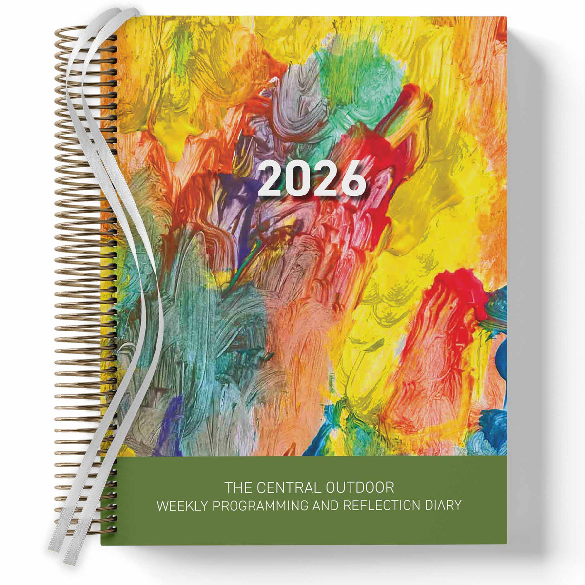 Central Outdoor Weekly Programming and Reflection Diary for EYLF with Child Artwork Cover