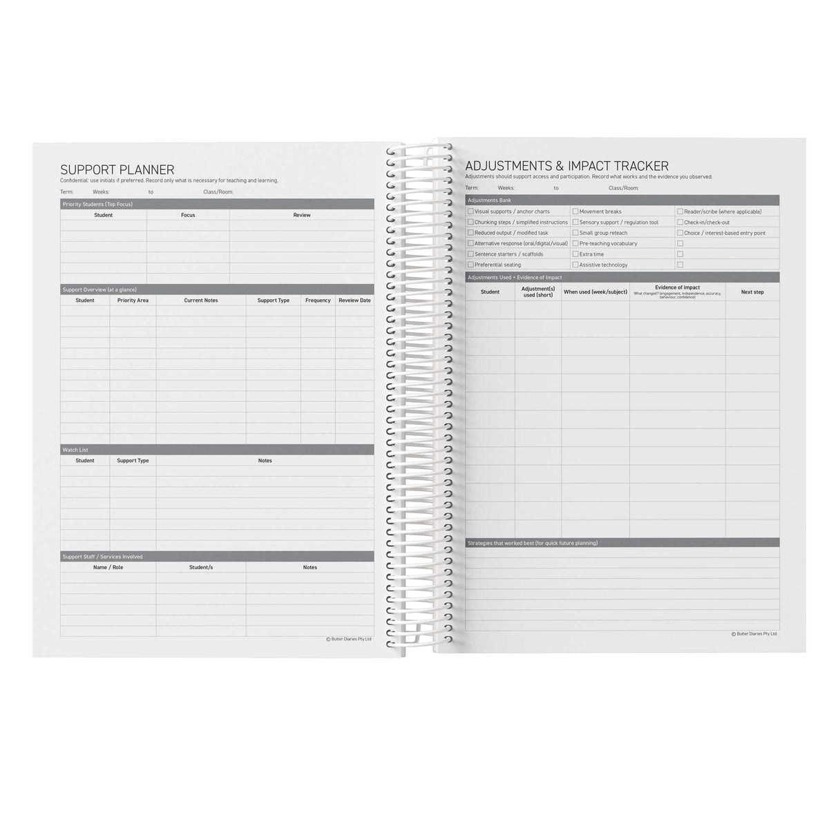 2026 Weekly Teacher Planning and Reflection Diary