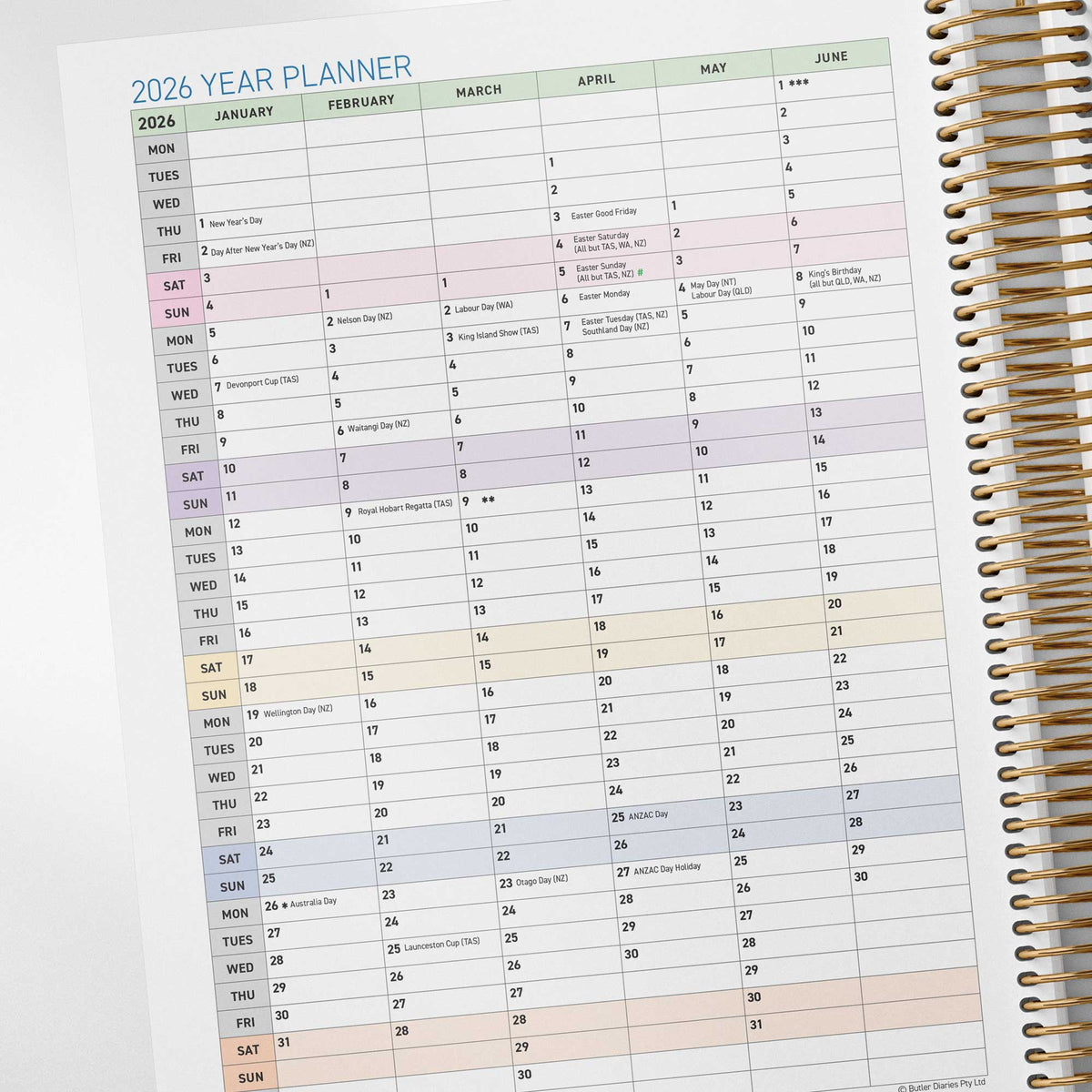 2026 year planning included in the Inside the EYLF Weekly Programming and Reflection Child Educator Diary