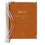 Orange educational leader diary for 2027 on a white background