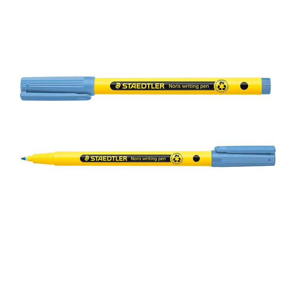 Staedtler 307 Noris Writing Pen – Pack of 6 Assorted Colours (0.6mm Fineliner)