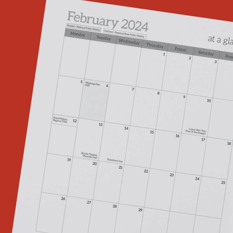 2025 6 Month The Tradie Diary Soft Cover Spiral Bound Butler Diaries