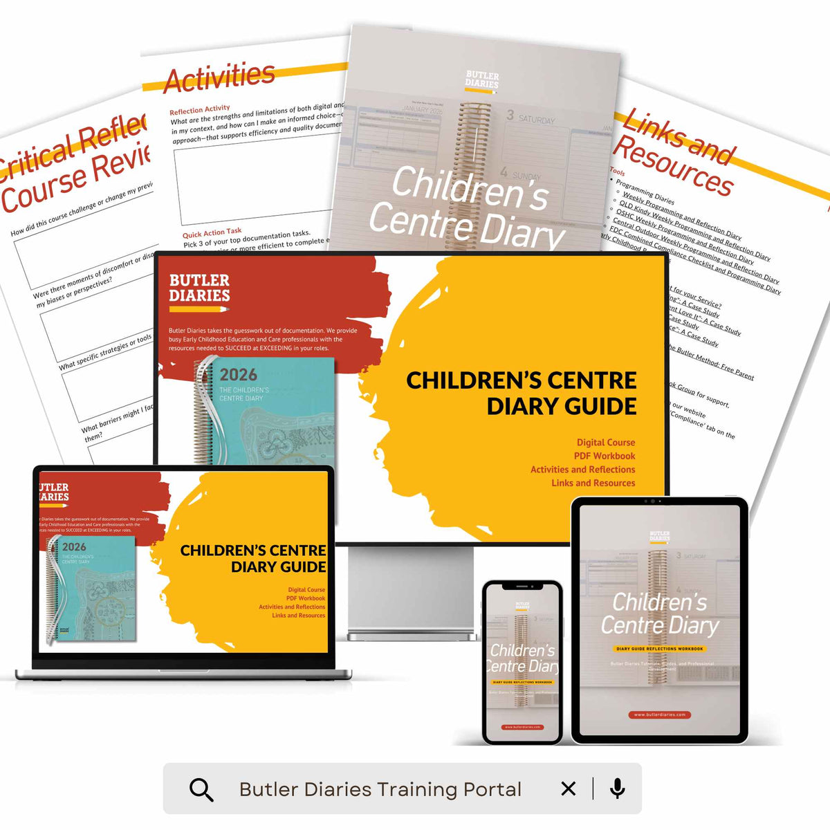 Children's Centre Diary Guide - Digital Course includes the digital course and workbook