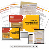 Our Culturally Responsive Year Calendar Guide - Digital Course includes the digital course and workbook
