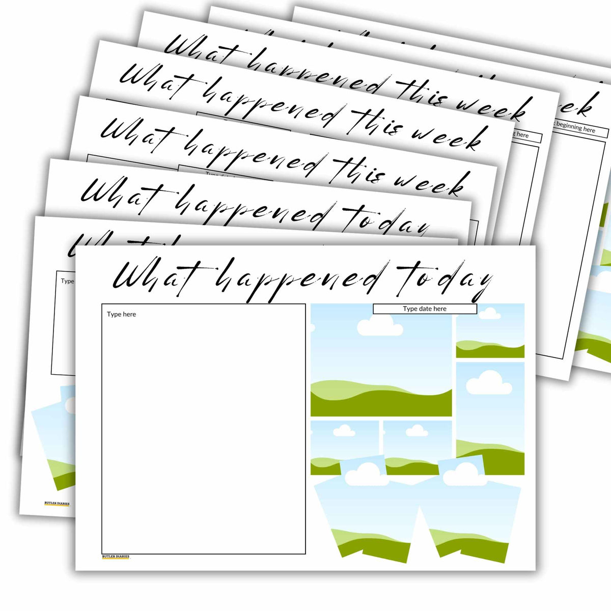 Daily and Weekly Story Template