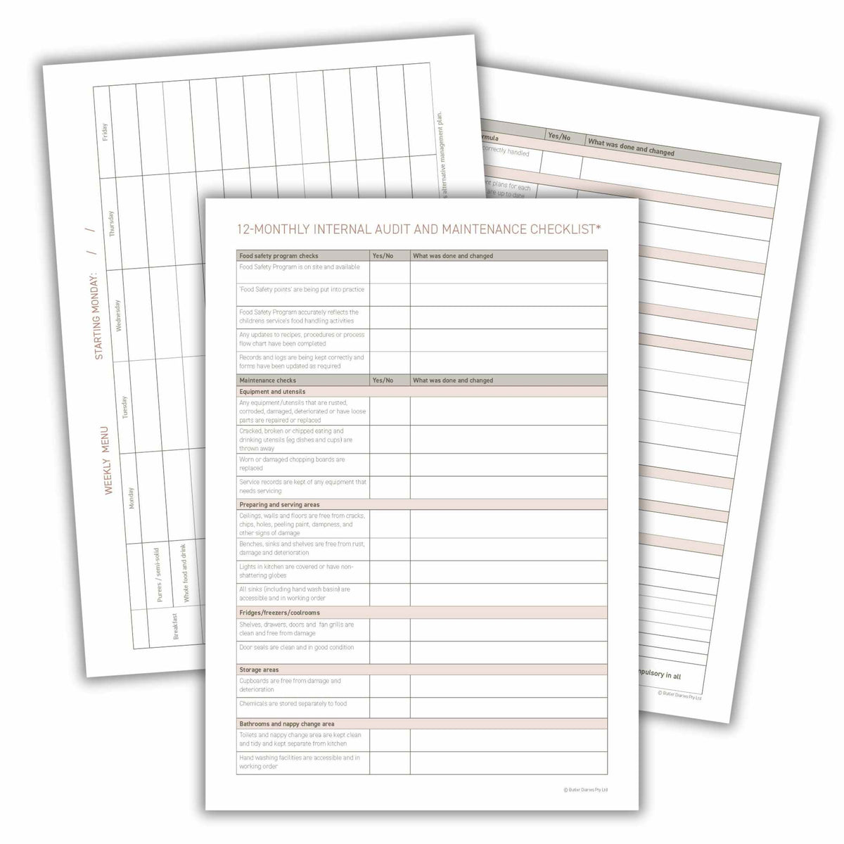 ECEC Cook and Chef Compliance Bundle