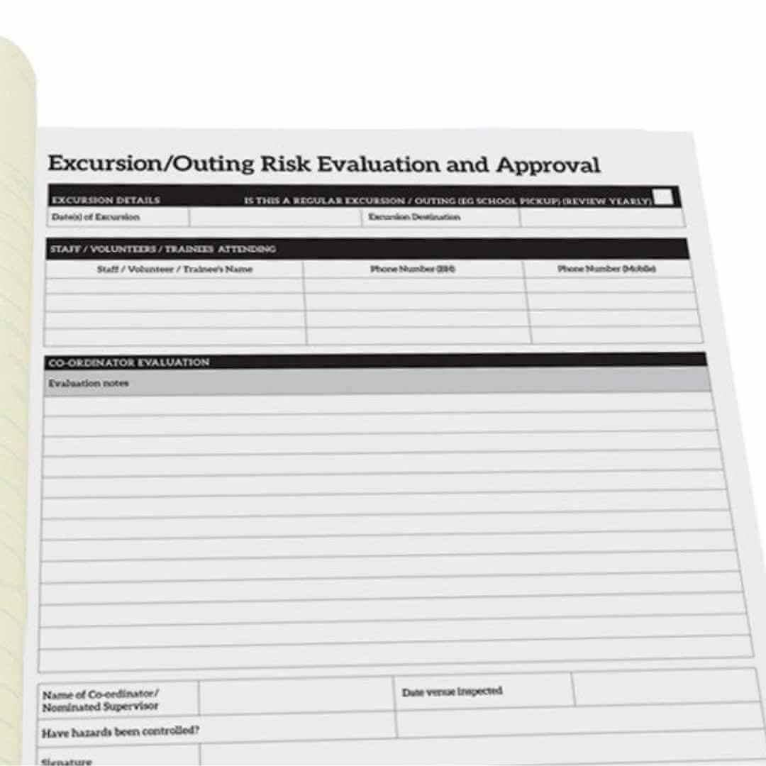 G: FDC Co-ordinator Excursion Approval Duplicate Book
