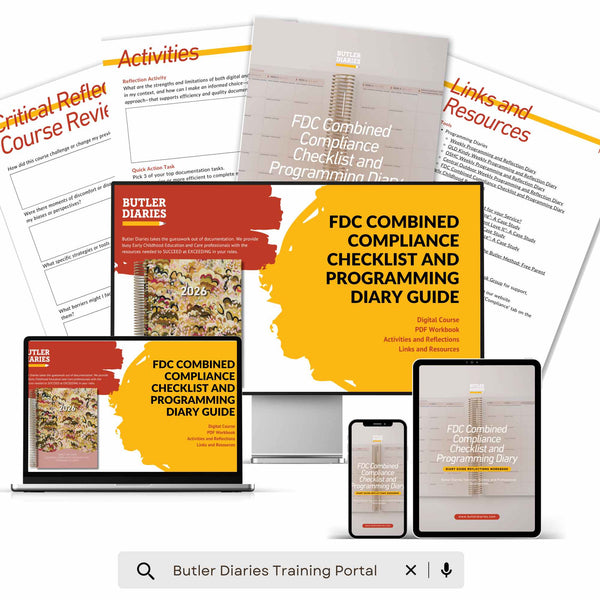 FDC Combined Compliance Checklist and Programming Diary Guide - Digital Course includes the digital course and workbook