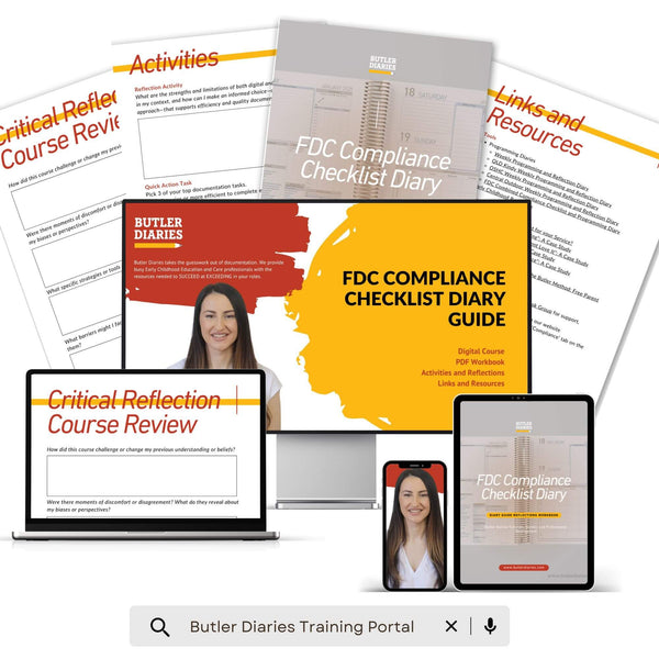 Family Day Care Compliance Checklist Diary Guide - Digital Course