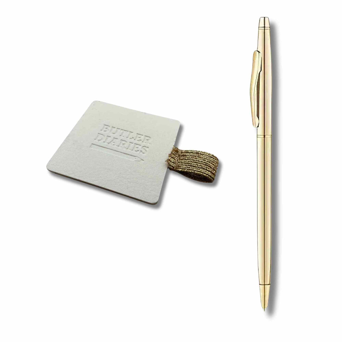 Gold Pen and Pen Holder Bundle