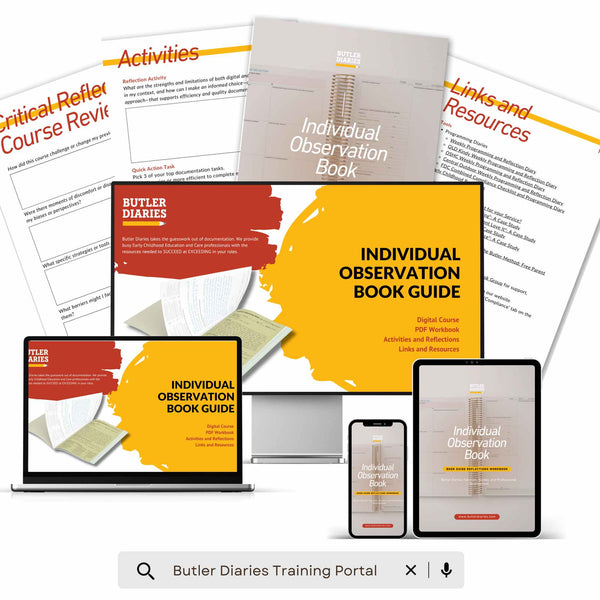 Individual Observations Book Guide - Digital Course includes the digital course and workbook