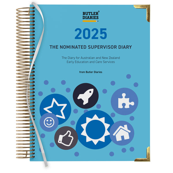2025 Nominated Supervisor Diary - Hard Cover Spiral Bound