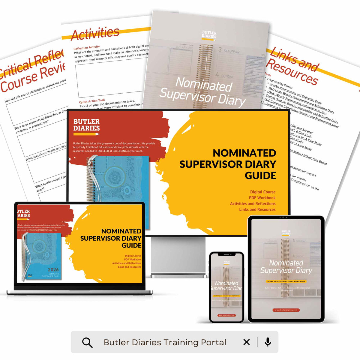 Nominated Supervisor Diary Guide - Digital Course includes the digital course and workbook