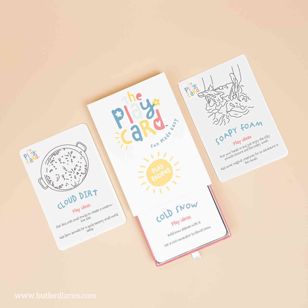 Sensory Play Recipe Program Cards