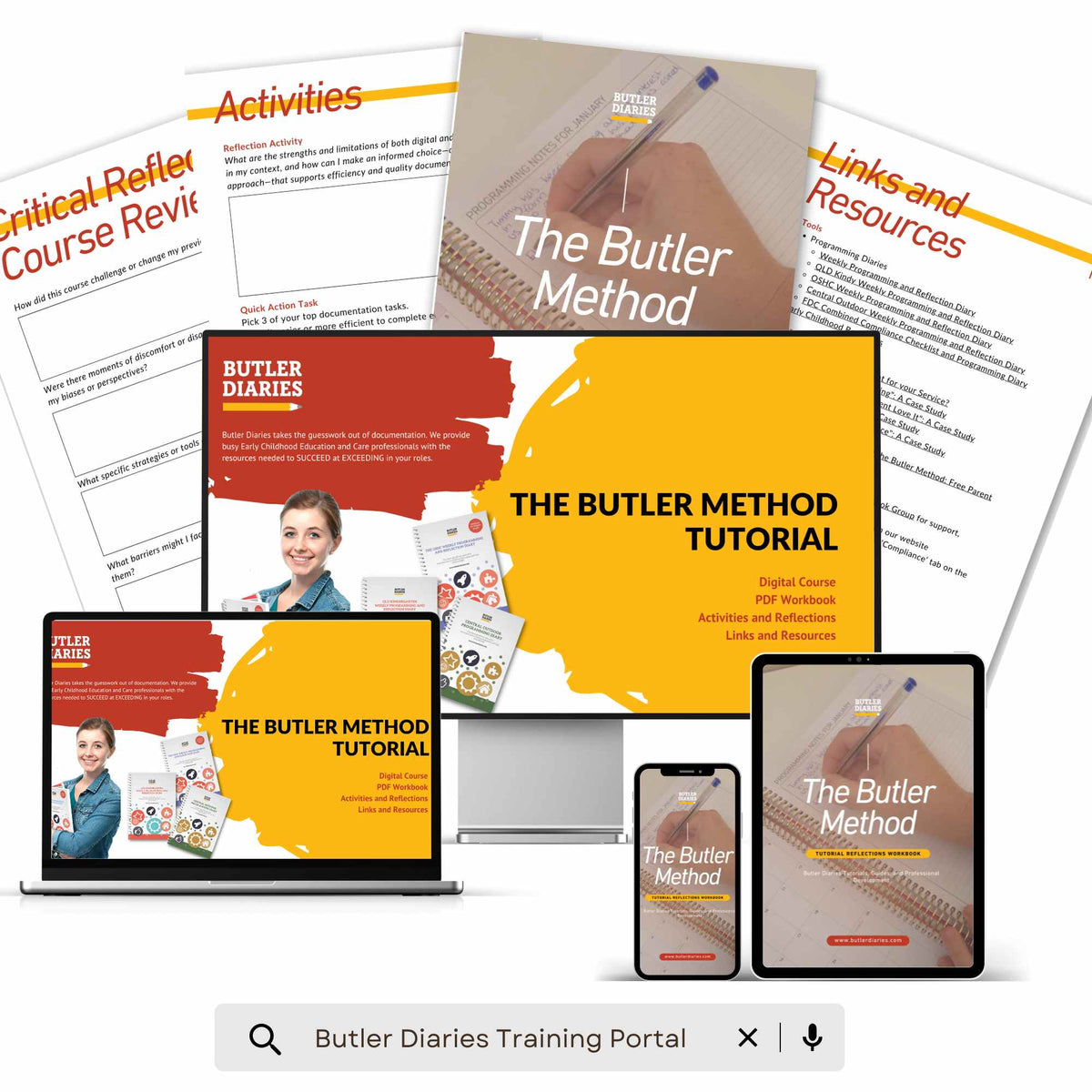 The Butler Method Tutorial - Digital Course includes the digital course and workbook
