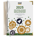 2025 Central Outdoor Weekly Programming and Reflection Diary - Hard Cover Spiral Bound