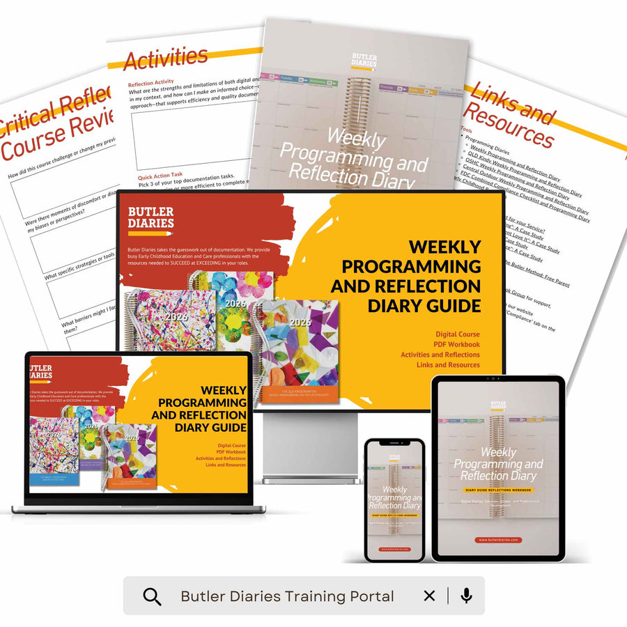 Weekly Programming and Reflection Diary Guide - Digital Course includes the digital course and workbook