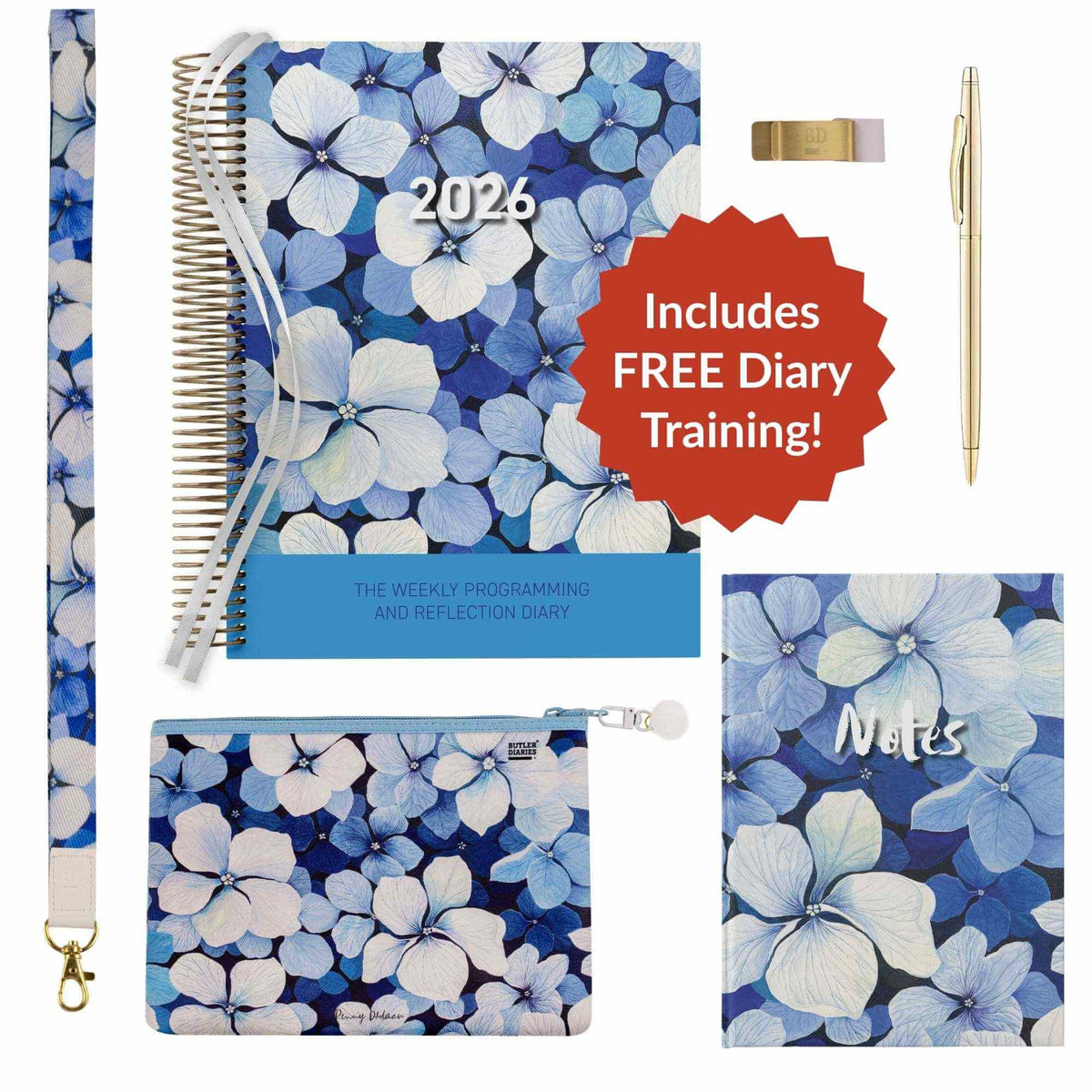 Art Series Bundle - Blue Heaven Weekly Programming and Reflection Diary