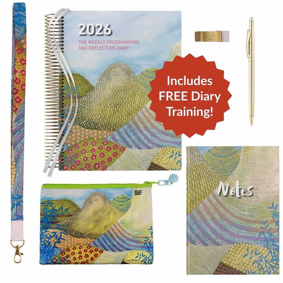 2026 Art Series Bundle - Glasshouse Mountains Weekly Programming and Reflection Diary