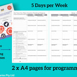 2023 OSHC Weekly Programming & Reflection Diary - Butler Diaries
