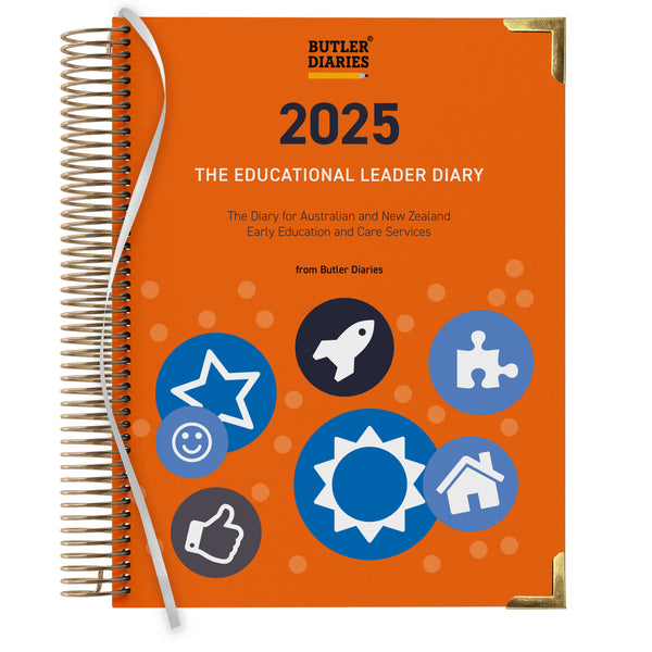 2025 Educational Leader Diary - Hard Cover Spiral Bound