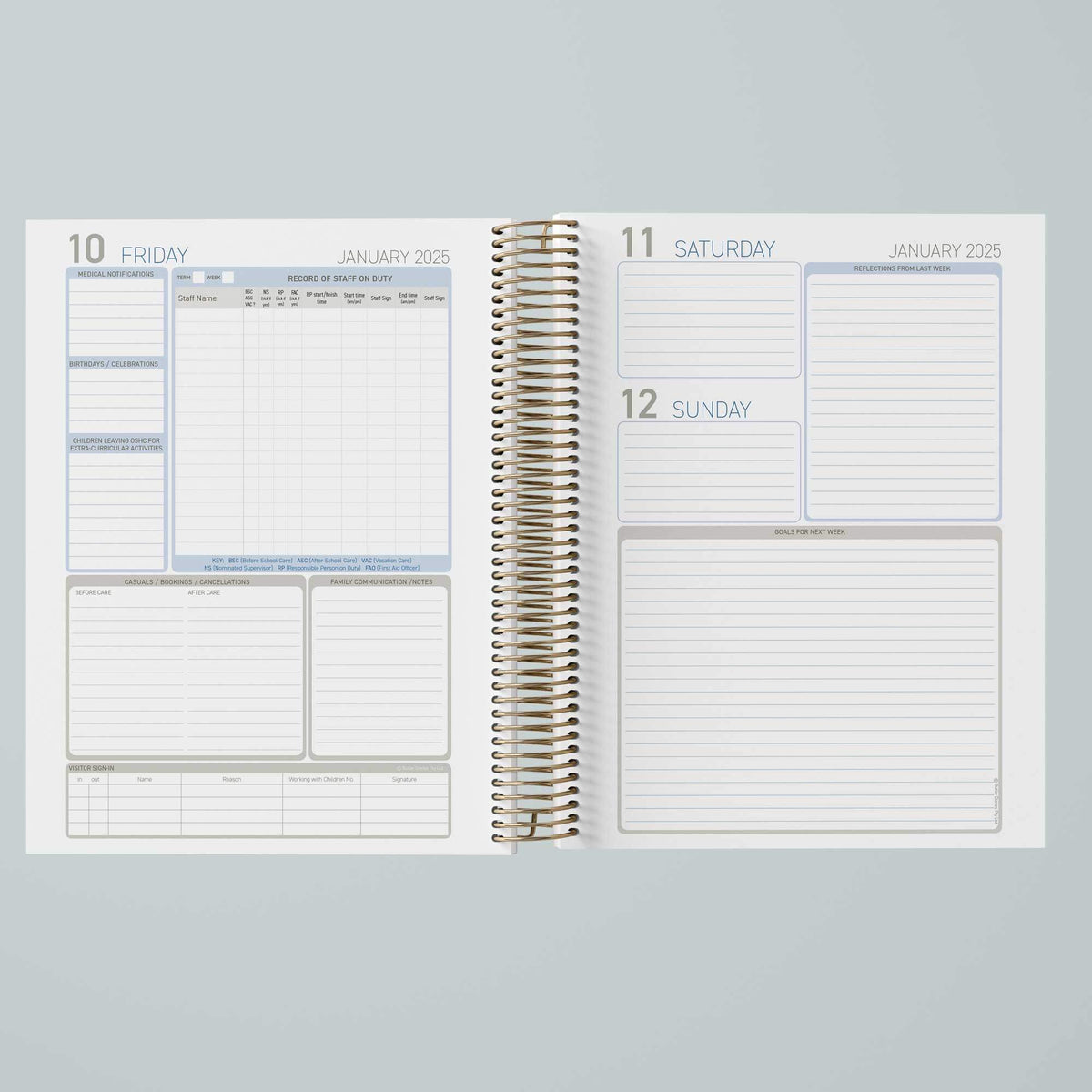 2025 Diaries for out of school hours | OSHC Butler Diary – Butler Diaries