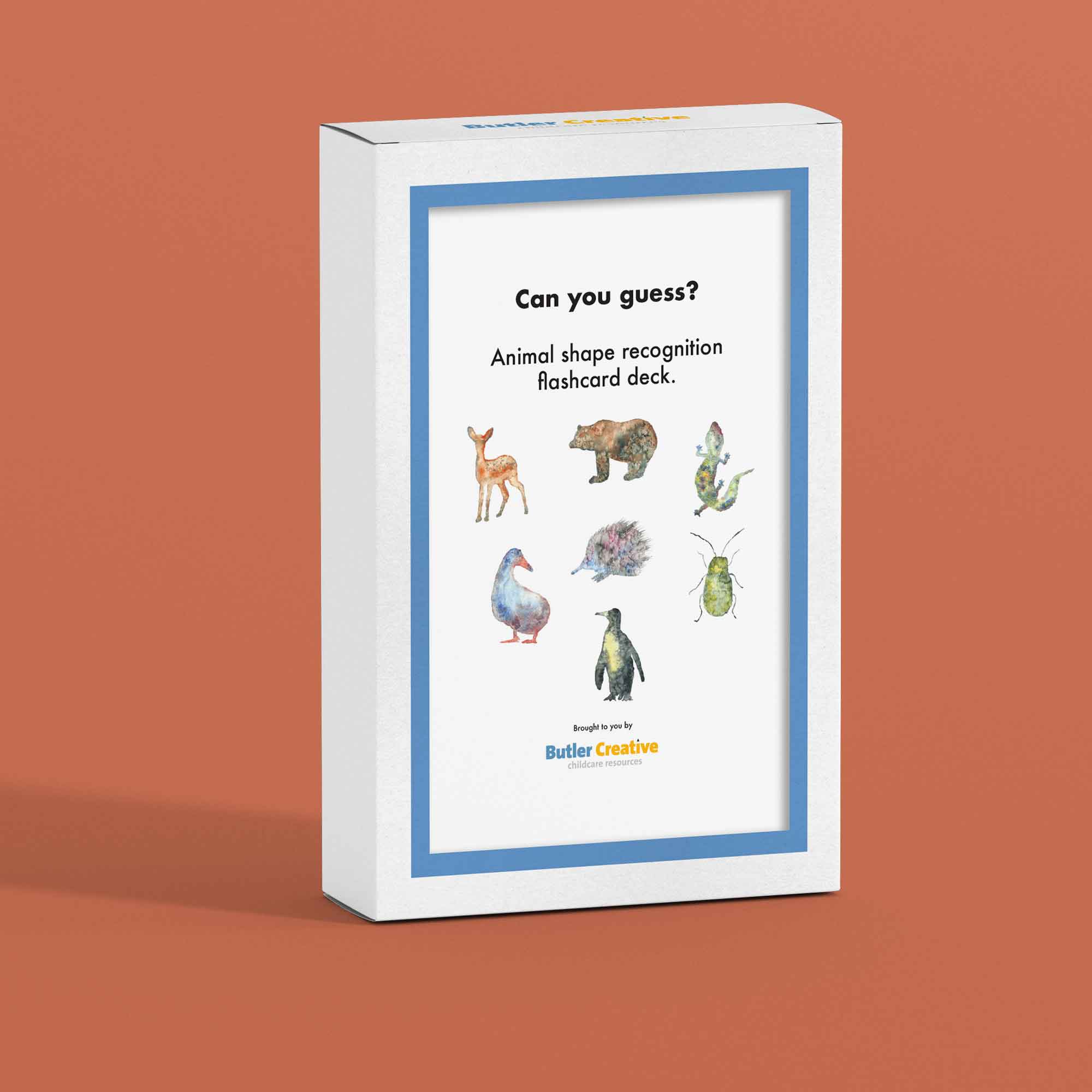 Can you guess? Animal shape recognition flashcard deck – Butler Diaries