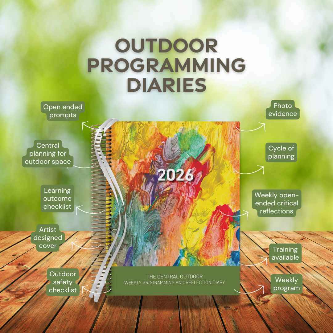 2026 Central Outdoor Weekly Programming and Reflection Diary - Hard Cover Spiral Bound