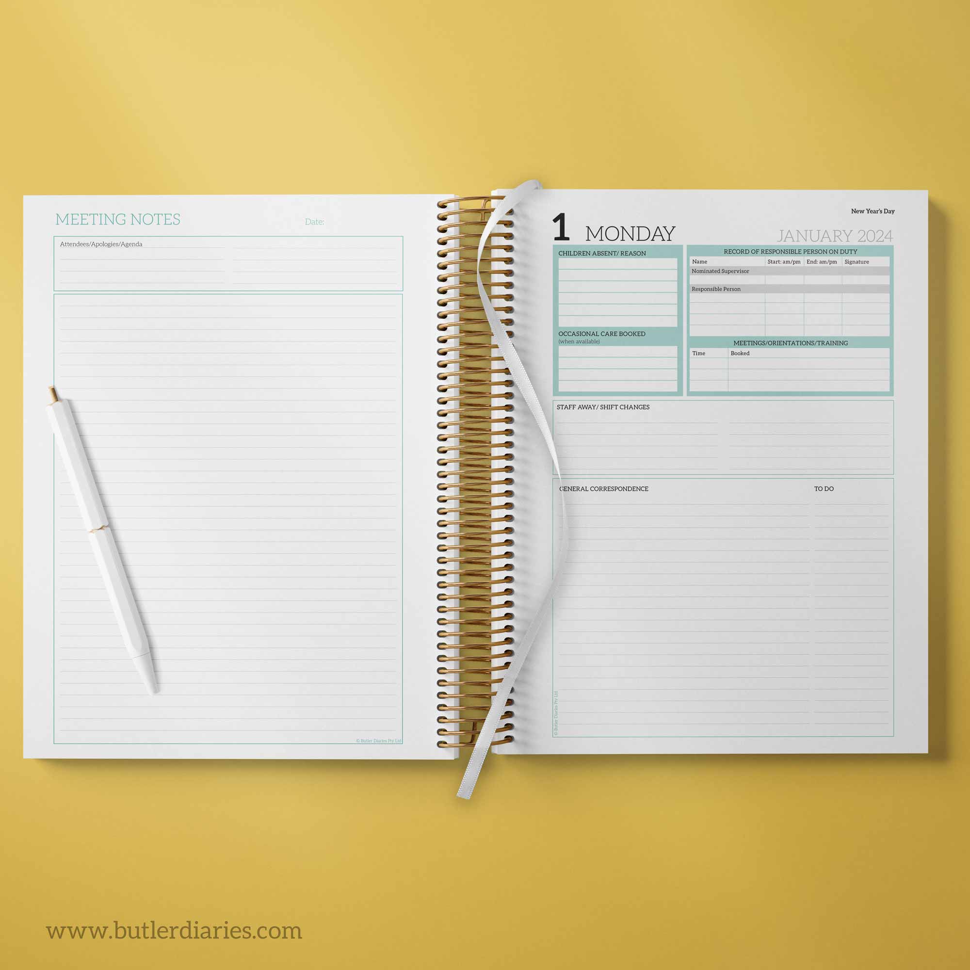 2024 Childcare Centre Diary | Butler Diaries. Preorder Now - Butler Diaries 2024 Childcare Centre Diary | Butler Diaries. Preorder Now - Butler Diaries