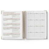 Open 2027 Children's Centre Diary with detailed pages on a white background