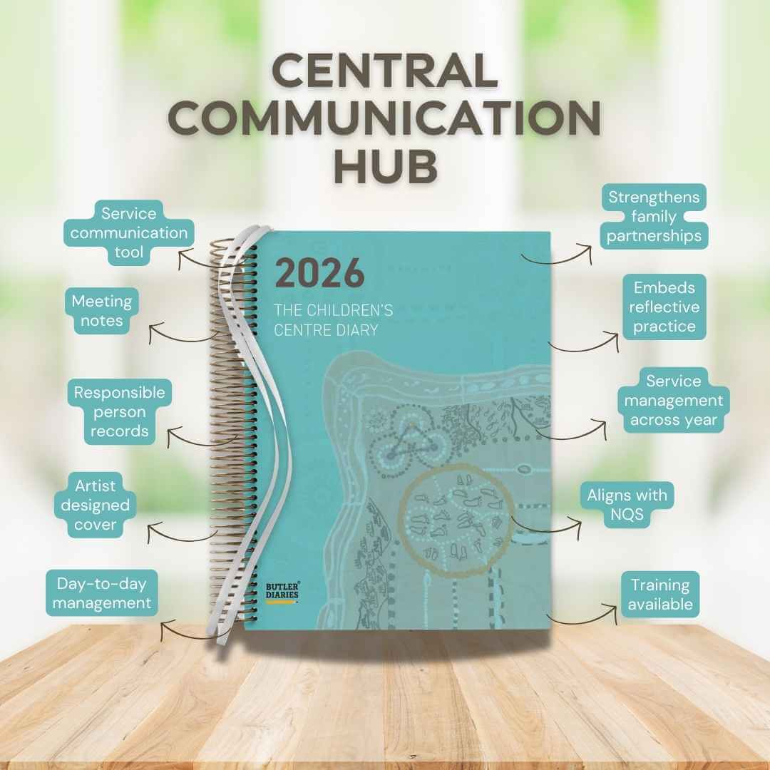 2026 Children's Centre Diary - Hard Cover Spiral Bound