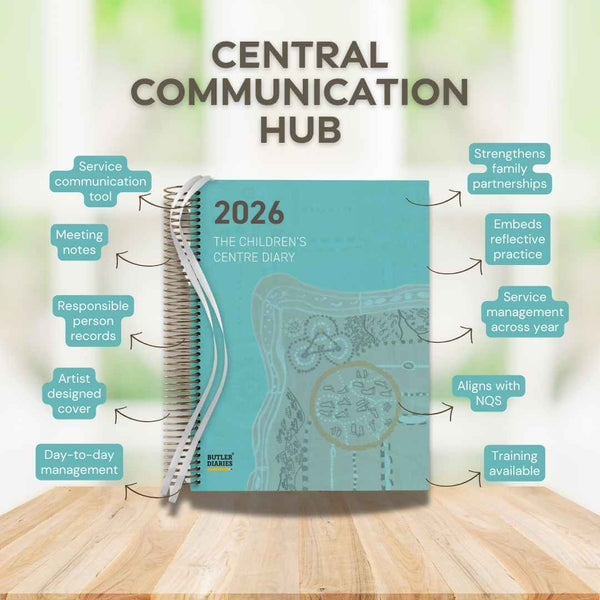2026 Children's Centre Diary - Hard Cover Spiral Bound