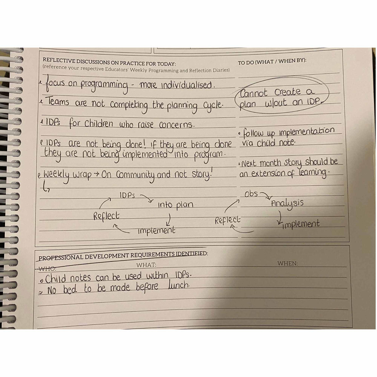 2026 Educational Leader Diary - Hard Cover Spiral Bound