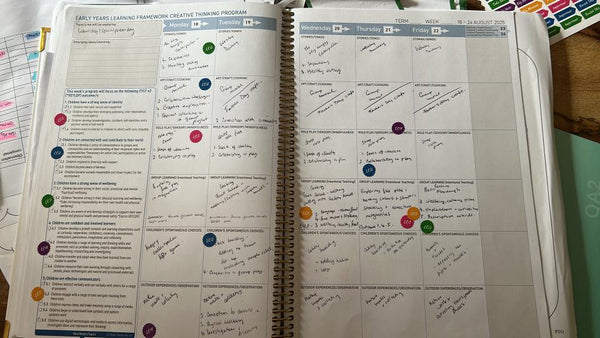 Simple program example using stickers to link to frameworks