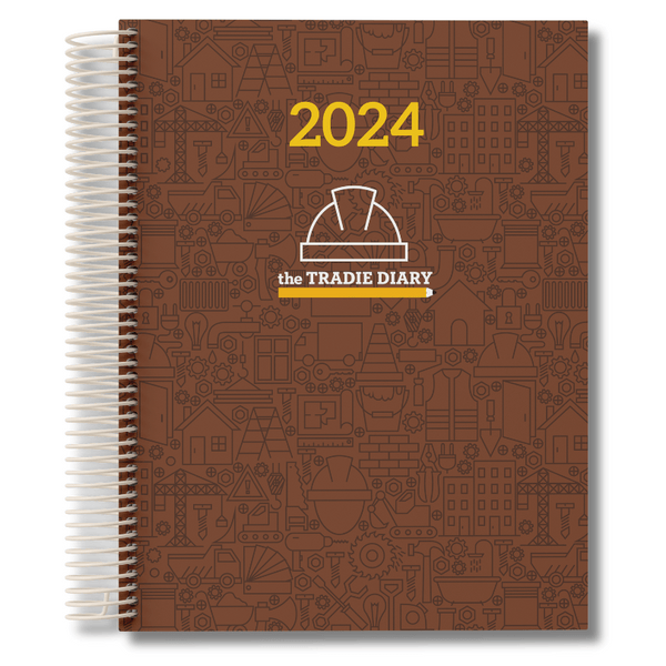 2024 The Tradie Diary - Soft Cover Spiral Bound