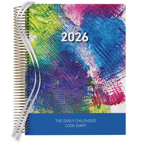 Early Childhood Cook Diary with Children's Artwork Cover