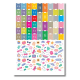 Month Tabs Stickers in the EYLF and MTOP Framework and Diary Stickers for ECEC Diaries