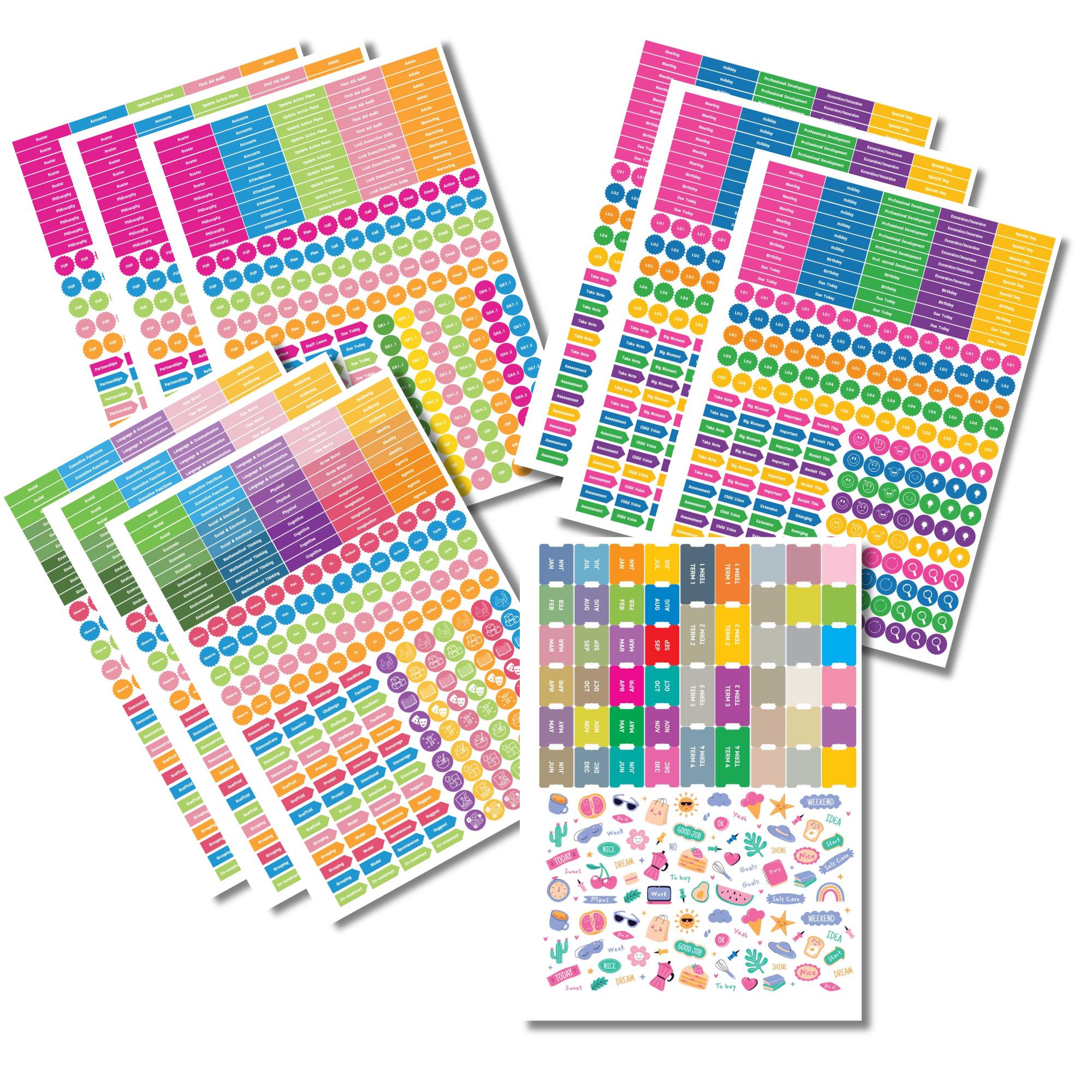 Framework and Diary Stickers - Designed for ECEC Educators and Leaders ...