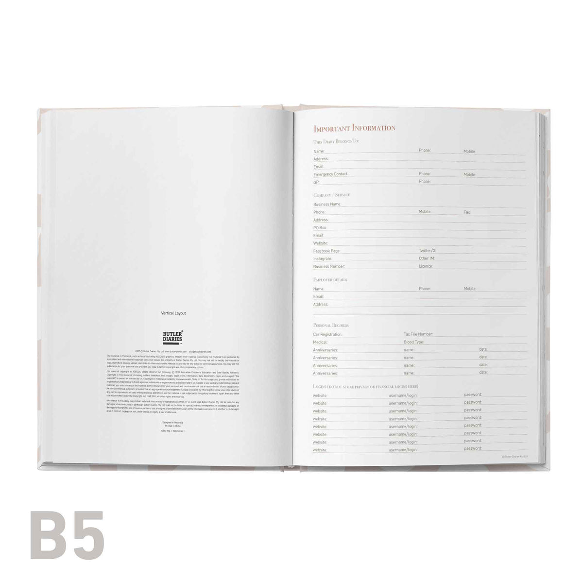 Open book with text on a white background