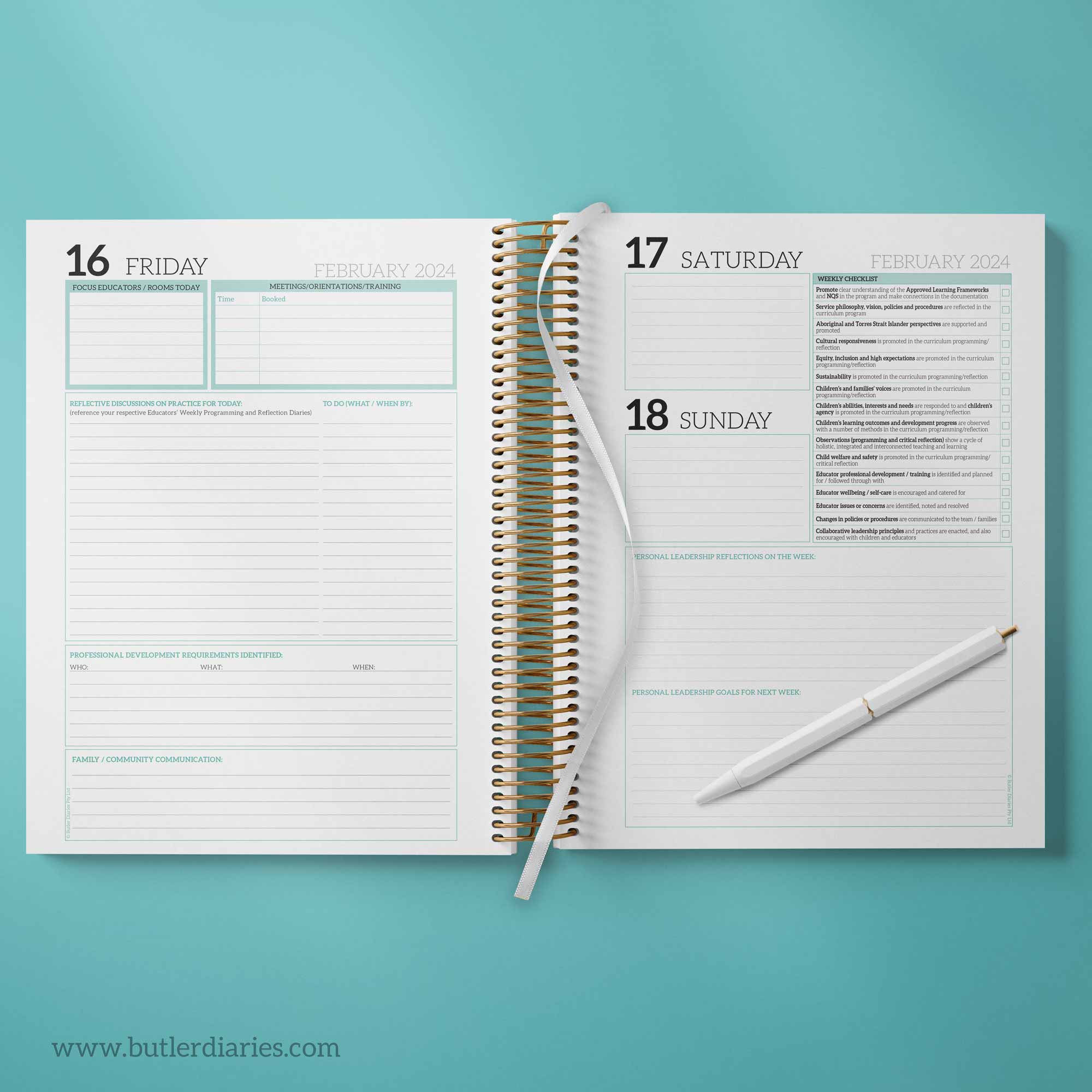 The Educational Leader Diary, Diaries for Educational Leaders – Butler ...