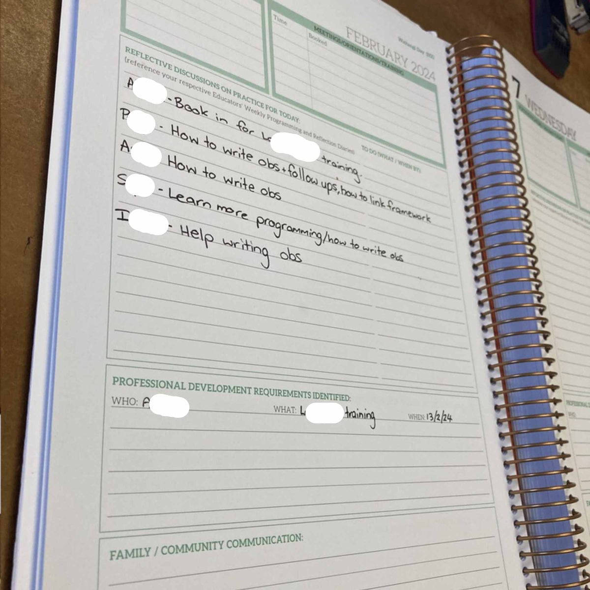 2026 Educational Leader Diary - Hard Cover Spiral Bound