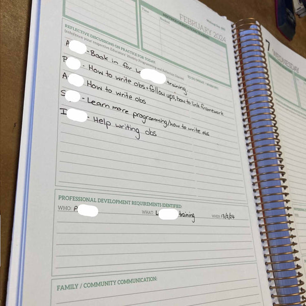 2026 Educational Leader Diary - Hard Cover Spiral Bound