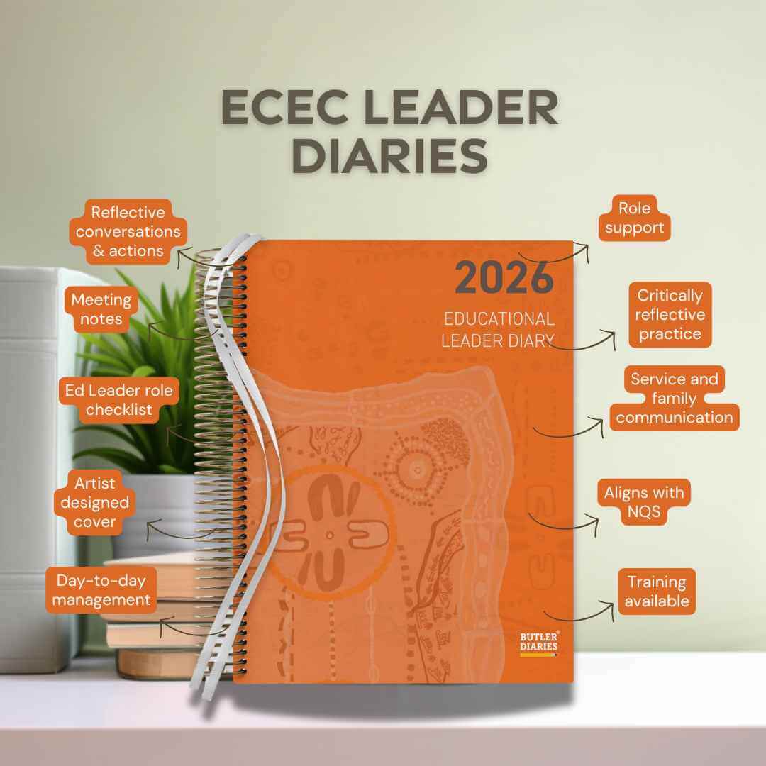 2026 Educational Leader Diary - Hard Cover Spiral Bound