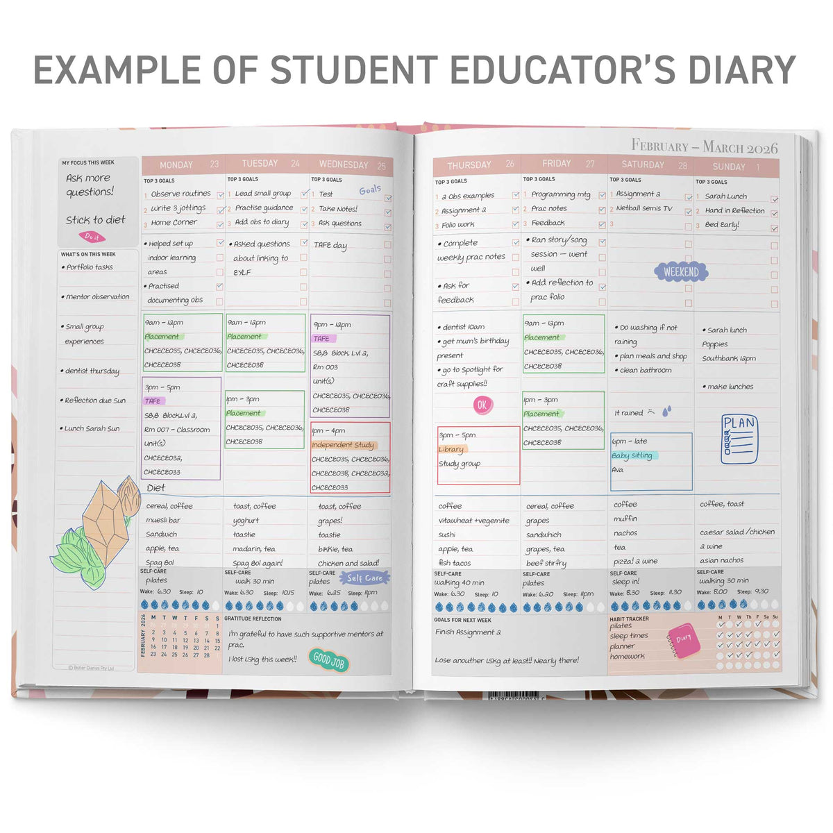 2026 Educator Planner Diary