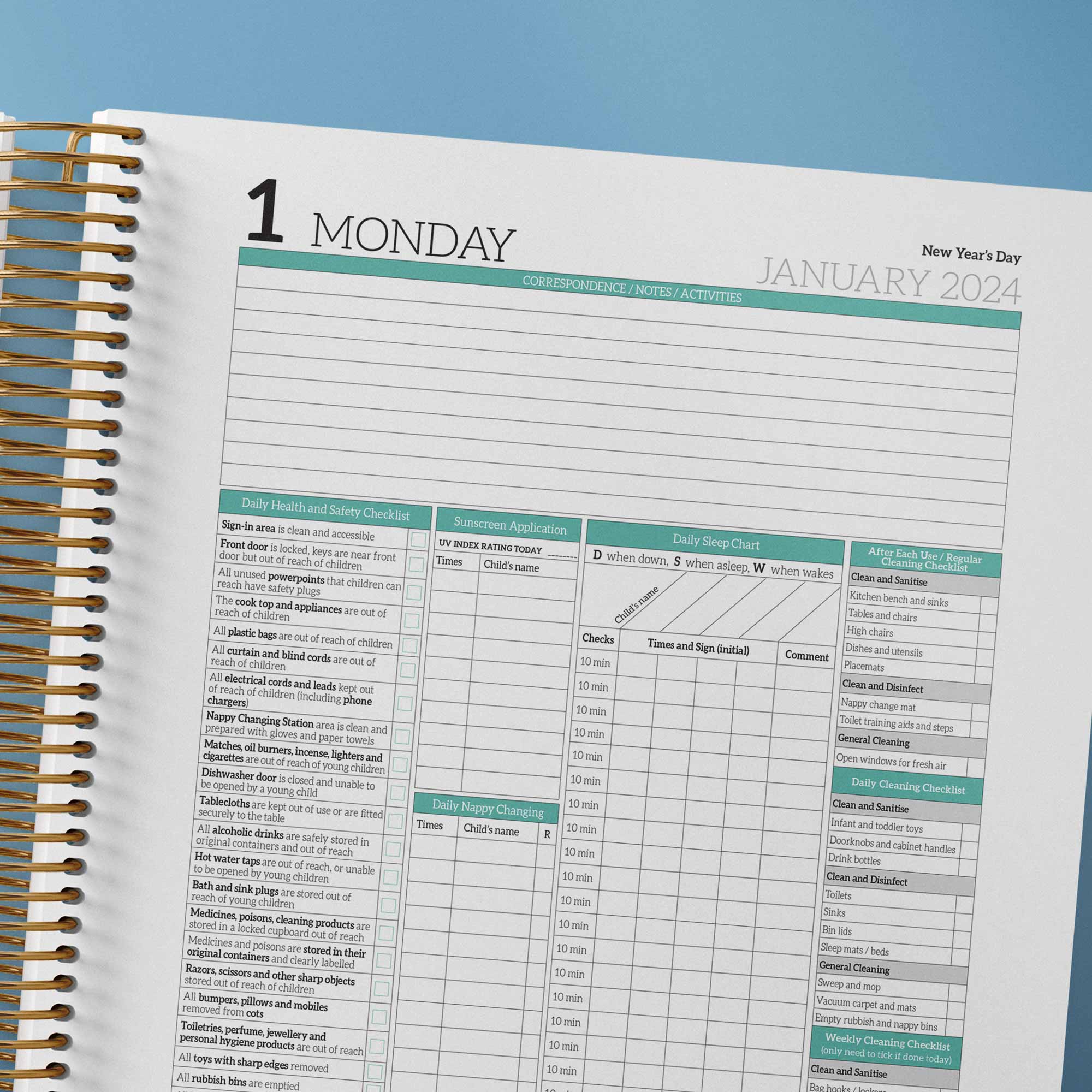 2024 Family Day Care Compliance Diary | Butler Diaries | Dont miss out